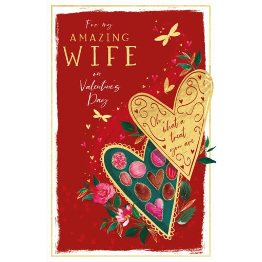 Picture of FOR MY AMAZING WIFE VALENTINE CARD